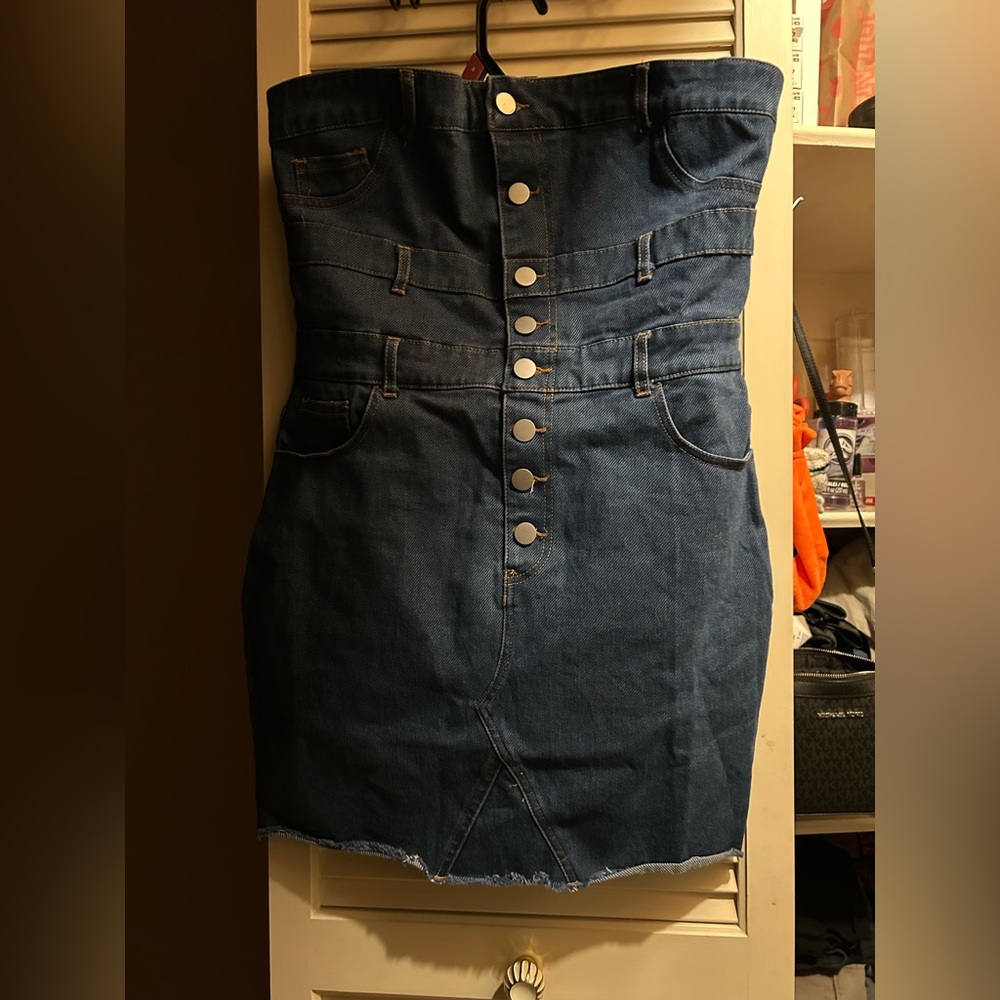 Denim Mini Dress